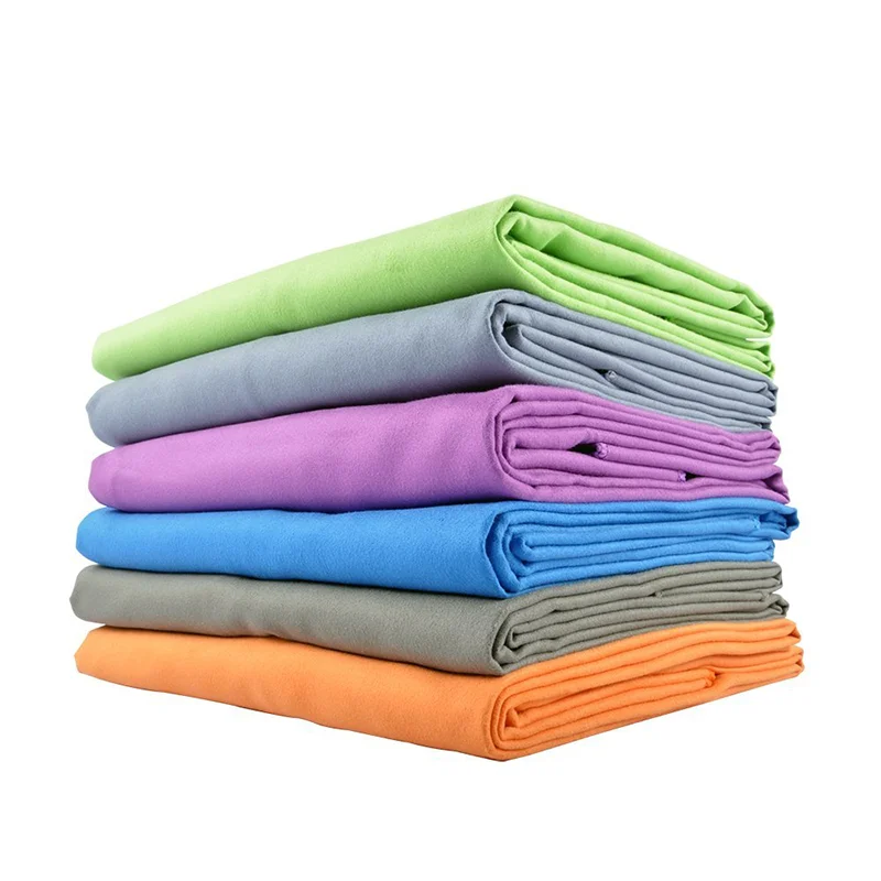 80 Polyester 20 Polyamide Microfibre Plain Both Sides Promotional Towel ...