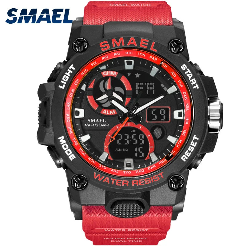 

Smael Stock SL8011 Mans cool day date luminous display mens digital watch