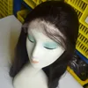 straight cuticle aligned 100% virgin lace front wigs human hair