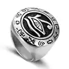 Classics Rings for Men Sigil of Lucifer Seal of Satan Baphomet Jewelry