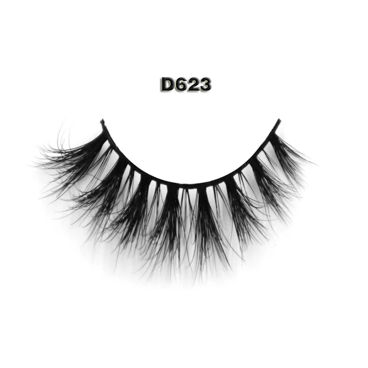 

Private Label 100% Handmade Real 3D Mink Fur Eyelashes, Natural black