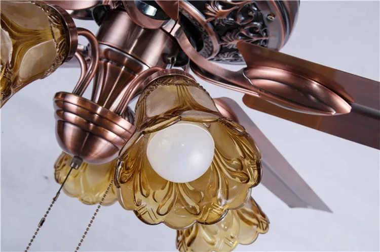 beautiful decorative ceiling fans with 5 lamps