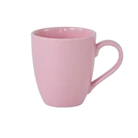 

Fancy in stock personalized italain pink color ceramic coffee cheap mug for promotional