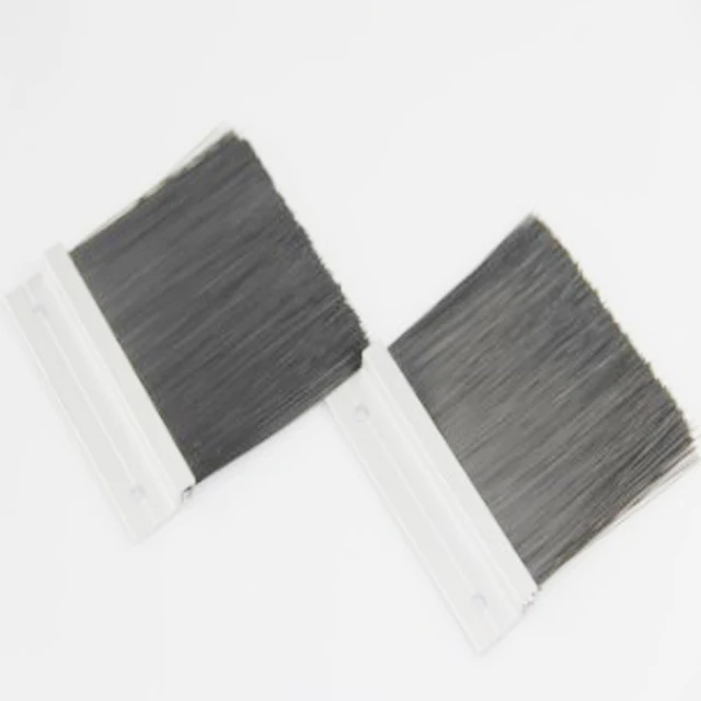 brush holder with nylon strip brush