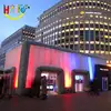 Mobile event air blown building inflatable bubble tent cube