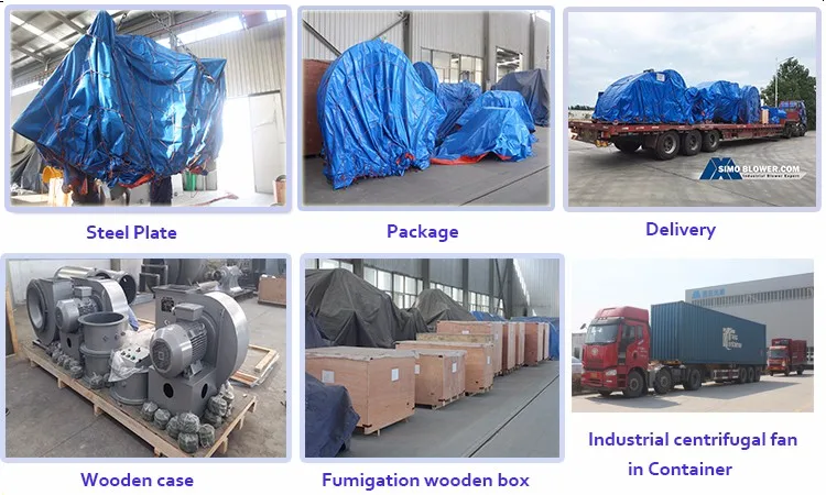 High performance fan supply air for fluidized bed dryer 3t