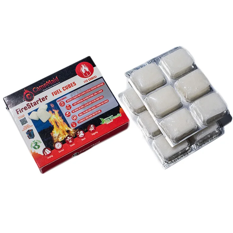 

HQS-012 HongQiang 12pcs 2020 Hot Product Hexamine Fire Cube Fuel, White