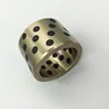 Customize self lubricating JDB Cast bronze bush with graphite insert