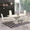 Modern Large White High Gloss Extendable 6 8 10 Seater Purple Dining Table Set