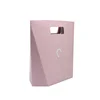 Pink Die Cut Shape Paper Bag For Wedding Favour Gift Shopping Package Bag With Customized Logo Printing