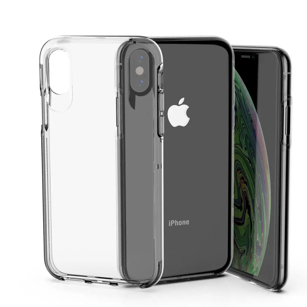 

TPU PC Hybrid 1.5MM 360 Protection Phone Case for iPhone X XR Xs XsMax Shockproof Back Cover