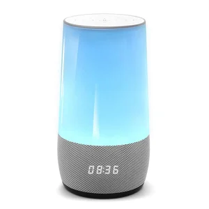 Amazon Alexa Built-in Multi-Color LED Desk Light Lamp  V4.0 BT Smart Speaker Home Stereo Audio Voice Control 2.4G WiFi network