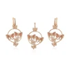 64445 Xuping wholesale jewellery shop counter design images noble colorful jewelry set for free sample