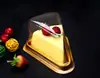 Custom food grade pet bakery transparent dessert cake slice box / boxes