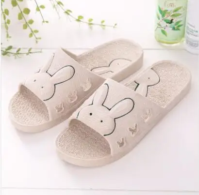 

Summer PVC indoor men and women anti-skid cartoon slippers, Picture