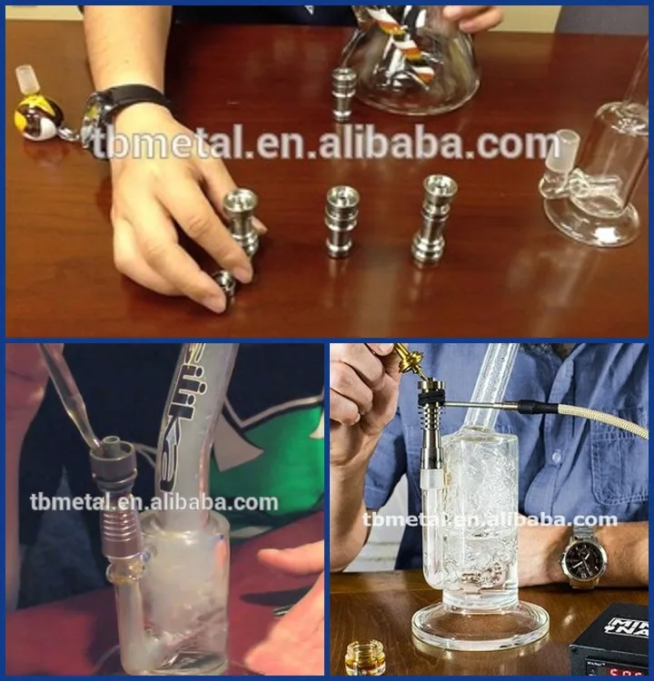wholesale smoking accessories Gr2 19mm titanium dabber tool titanium dab nail