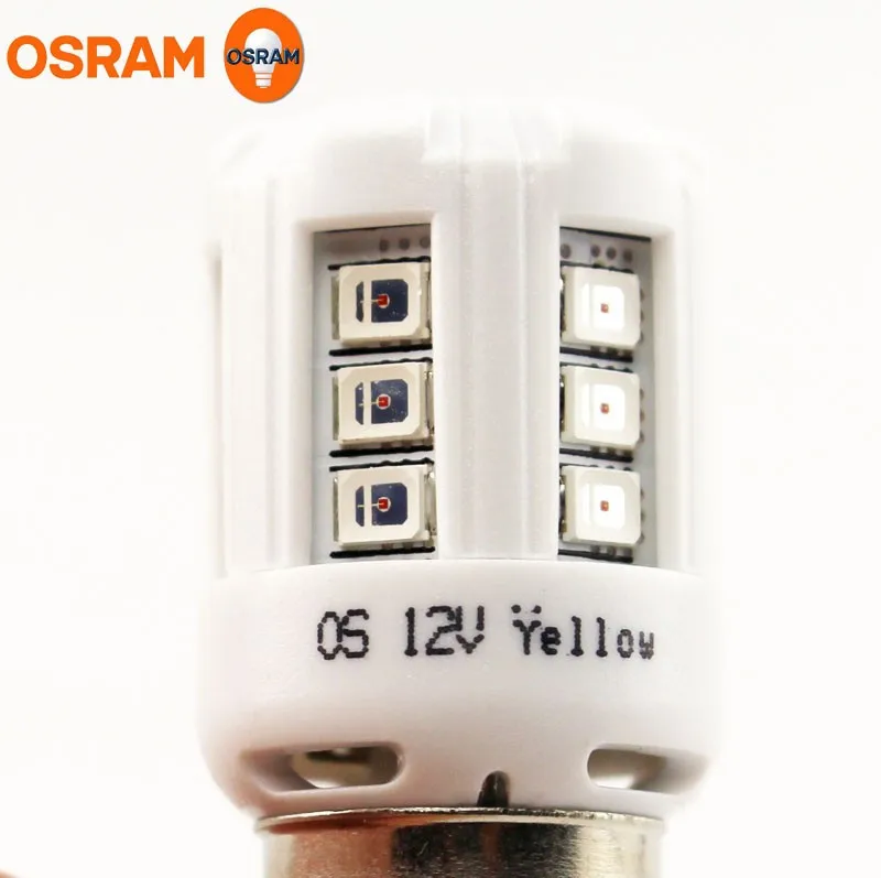 OSRAM S25 PY21w BAU15s LED Yellow Lighting Auto 12v Led Light Bulb