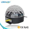 6X3W RGBWA+UV mp3 player led crystal magic ball light with remote control