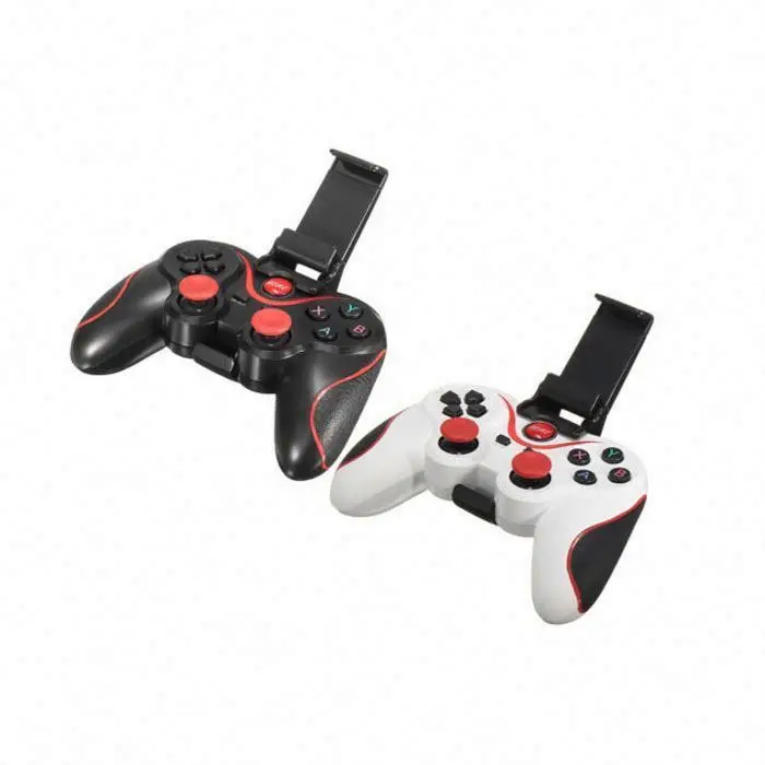 

2021 Hot Sale Gamepad X3 T3 Remote For Android for Pc Laptop Wireless Controller Joystick, Black + red