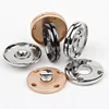 fancy zinc alloy metal press sewing on snap button for overcoats