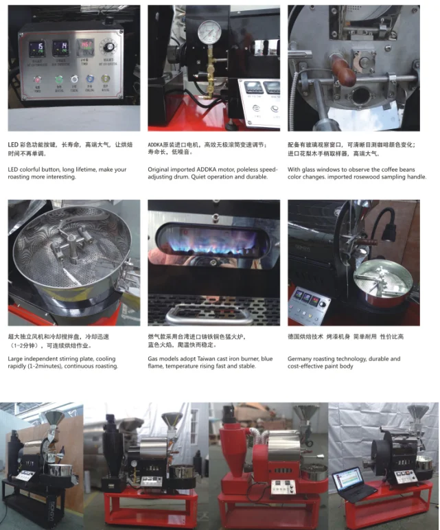 Dongyi 12kg Probat Coffee Roaster Commerical 12kg Malaysia White Coffee