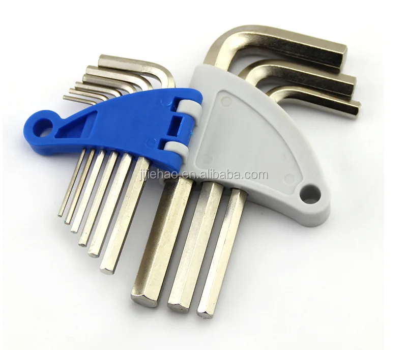 Professional Chrome Vanadium 9pc Allen Key Set Allen Key Crv Hex Key