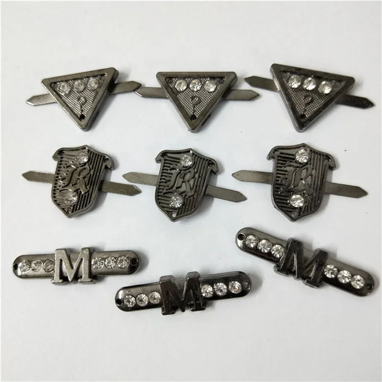 
Wing metal tag shoe label metal brand sign logo for shoes bag garment jeans 