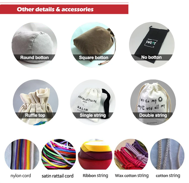 custom cheap pouch satin drawstring bag with china factory