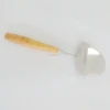 Super quality customized stainless steel pizza peel with wood handle
