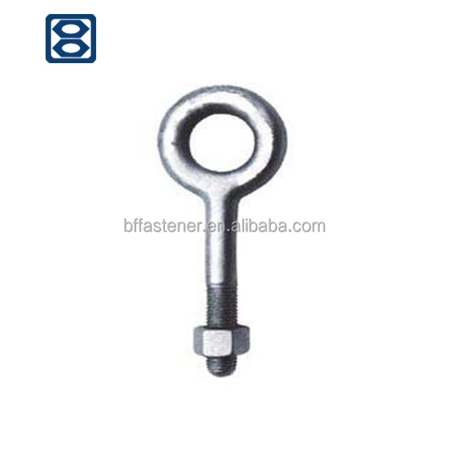
full thread half thread long eye bolt forge 