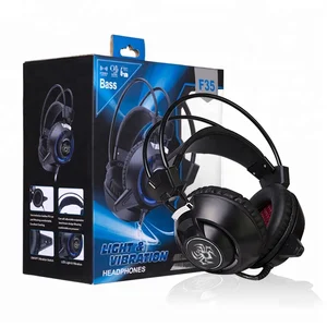 3.5mm Headband Gaming Headset LED Light PC