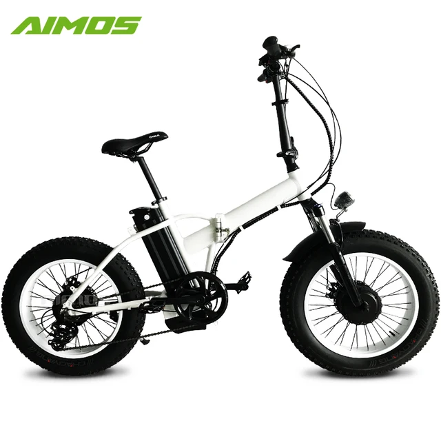 20 inch dual motor fat tire electric bike with motor switch