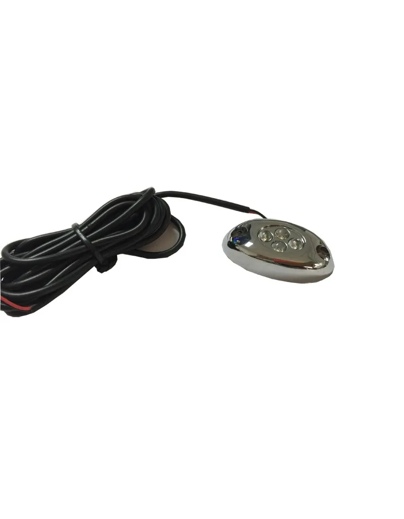 Universal  Rear License Plate Super Bright 4 LED White Motorcycle Plate Light