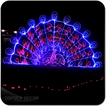 Decorative Outdoor Metal Garden Led Peacock Light Buy Led