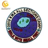 Hotsale Custom Logo Patch 2010 kwa all sections camp walk with small feet to help the Embroidery Patch With Iron on For Uniform