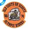 Motorcycle Riders big size jacket back patches sew on for clothing