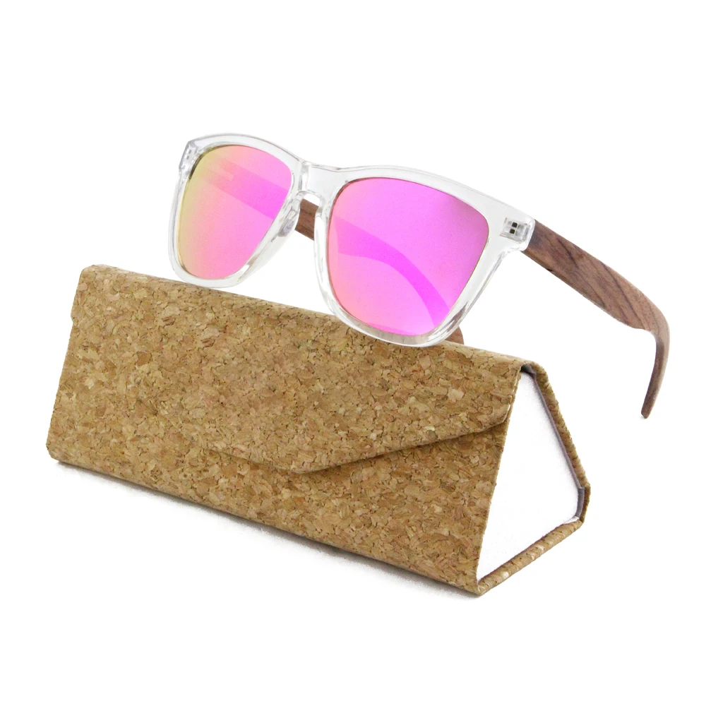 

Plastic Frame Designer Wooden Polarized Sunglasses Online India, Custom color