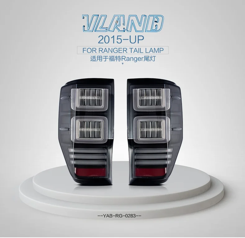 CHINA VLAND factory Car Tail lamp for Ranger LED Taillight 2012 2013 2015 2016 2017 2018 for Ranger Tail lamp With Moving Signal