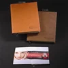 Spiral binding made to order a4 pu leather filler notebook Flip logo note book journal