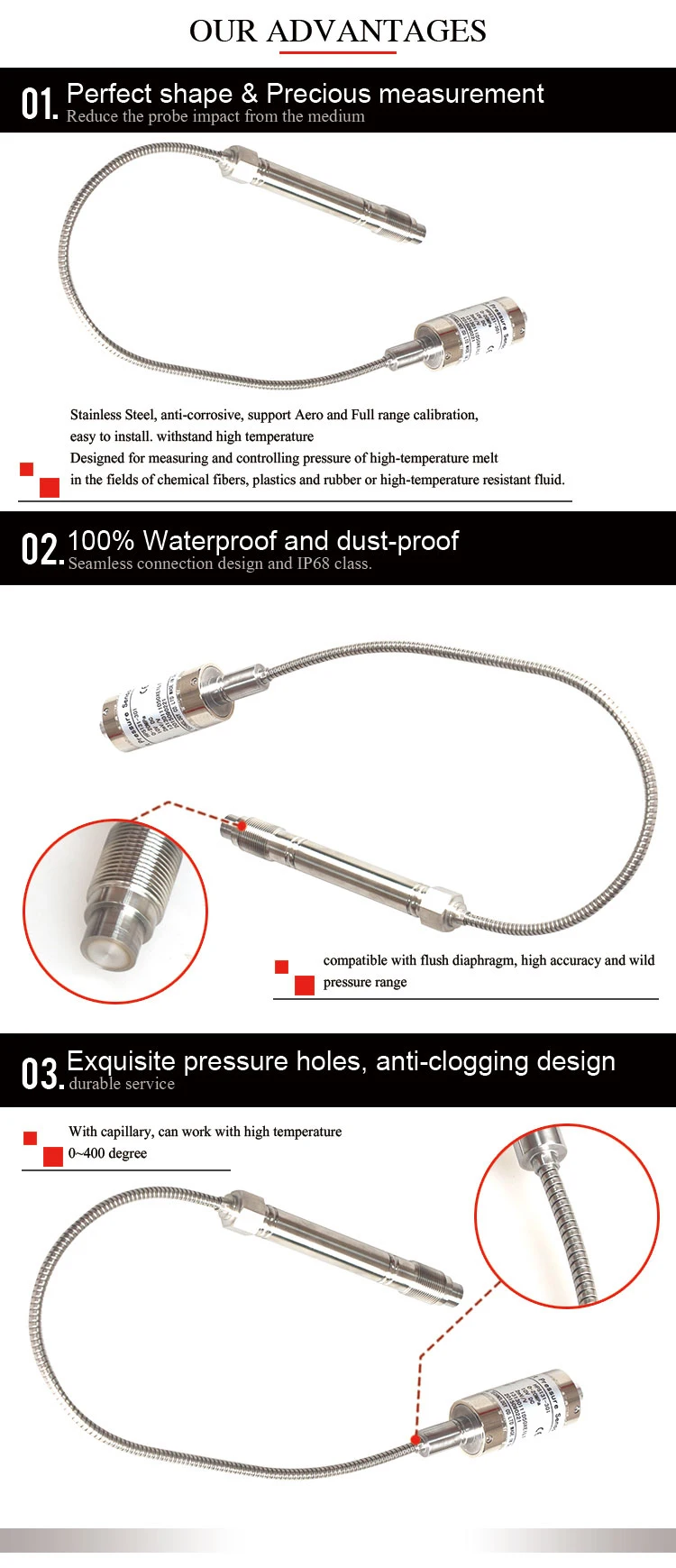 High Temerature Melt Pressure Sensor