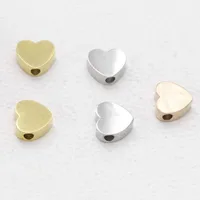 

Mirror Polished Gold Filled Jewelry Stainless Steel Love Heart Charms for DIY Making