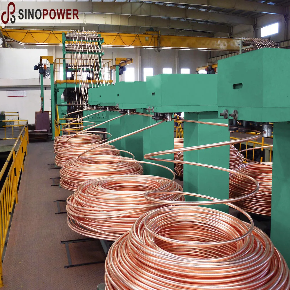 8mm Copper Rod Continuous Casting & Rolling Ccr Line - Buy Copper Gas ...