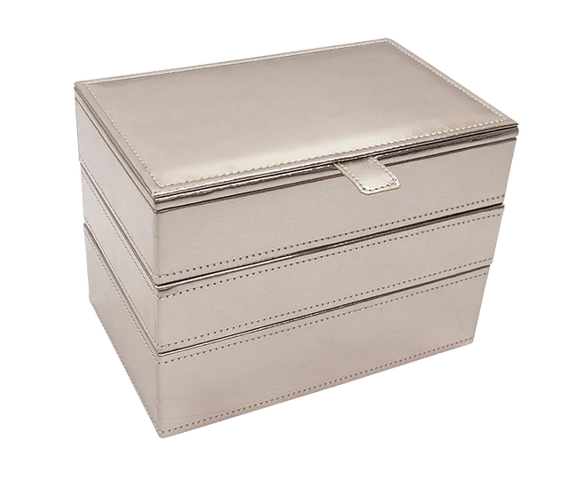 3 Trays Jewellery Organizer Storage Stacker Box Jewelry Box For