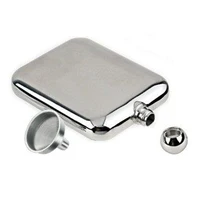 

Logo Customized 6oz 304 Stainless Steel Hip Flask Whiskey Alcohol flask