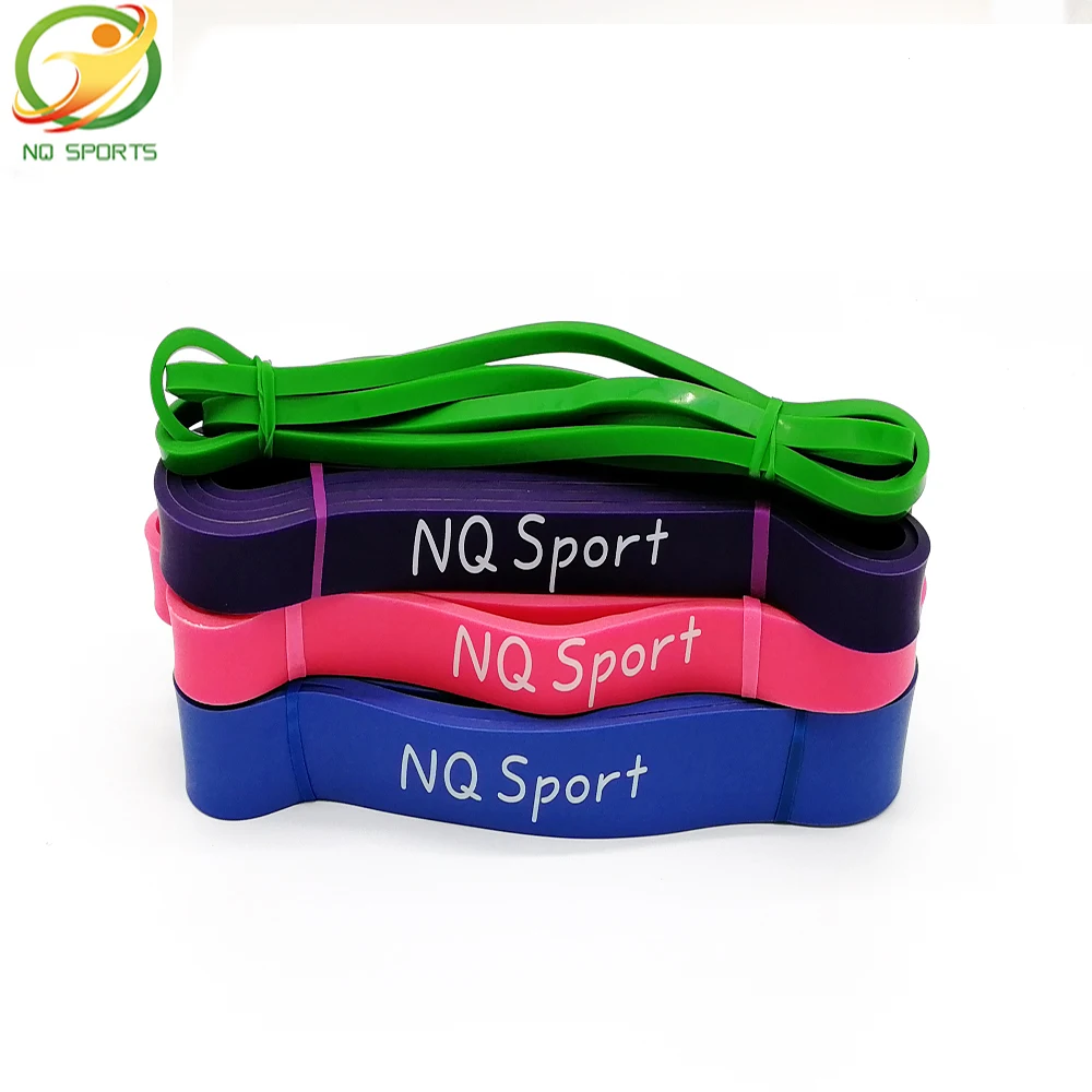

208cm Natural Latex Rubber Loop Gym Expander Strength Training Power Fitness Resistance Bands Pull Up Elastic Band, Customized