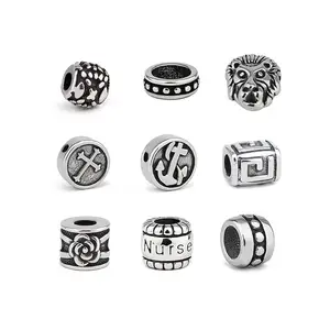 Wholesale Fashion Bracelet Silver Accessories Parts Stainless Steel Jewelry Findings&Components