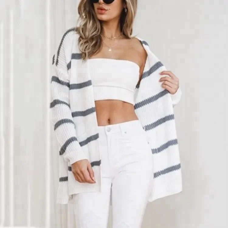 

D91 Fashion Women Summer Knitted blase Female Sweater Coat Cardigan Jacket Woman Tops Fashionable, N/a
