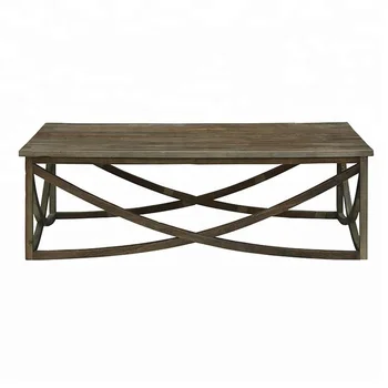 Antique House European Country Natural Recycled Elm Solid Wood Vintage Square Coffee Table Antique House European Country Natural Recycled Elm Solid Wood Vintage Square Coffee Table