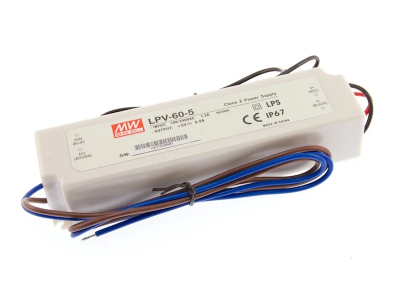 60W LPV-60-36 Mean Well 36V 1.67A Power Supply LED Driver 