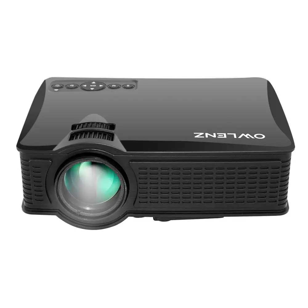 

OWLENZ SD50 Plus LED LCD Mini Projector for home theater, much better than UC46 and GM60, White;black